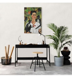 Slika - Frida Kahlo – Self-Portrait with Monkeys