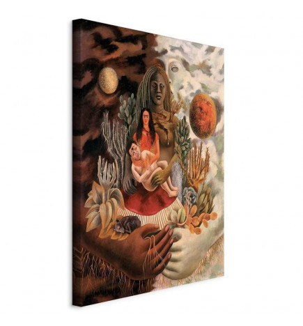 Tablou - Frida Kahlo – The Love Embrace of the Universe, the Earth (Mexico), Myself, Diego, and Señor Xolotl
