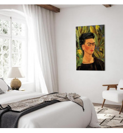 Tableau - Frida Kahlo – Self-Portrait with Bonito