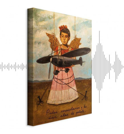 Paveikslas - Frida Kahlo – They Asked for Planes and Got Straw Wings