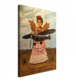 Paveikslas - Frida Kahlo – They Asked for Planes and Got Straw Wings