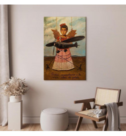 Paveikslas - Frida Kahlo – They Asked for Planes and Got Straw Wings