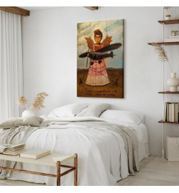 Quadro - Frida Kahlo – They Asked for Planes and Got Straw Wings