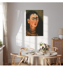 Schilderij - Frida Kahlo – Diego and I