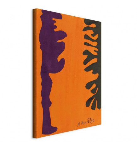 Tablou - Henri Matisse – Black and Violet Arabesques on Orange