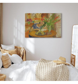 Canvas Print - Henri Matisse – Woman with Gladioli