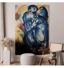 DYI Large Canvas Print - Franz Marc – The Tower of Blue Horses