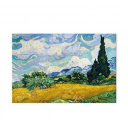Paveikslas - Vincent Van Gogh – Wheat Field with Cypresses