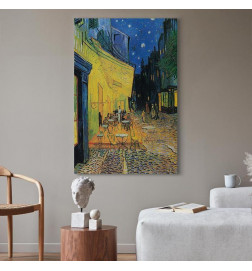 Leinwandbild - Vincent van Gogh – Café Terrace at Night
