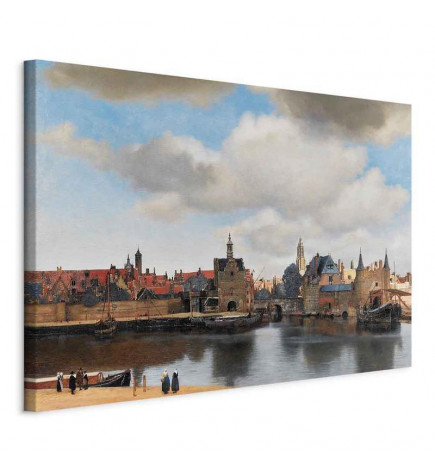 Schilderij - Jan Vermeer – View of Delft