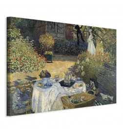 Schilderij - Claude Monet – The Luncheon (Argenteuil)