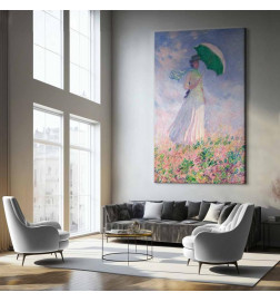Tableau XXL - Claude Monet – Woman with a Parasol, facing right