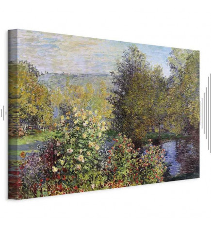 Leinwandbild - Claude Monet – Garden at Montgeron (detail)