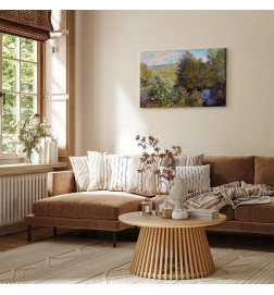 Slika - Claude Monet – Garden at Montgeron (detail)