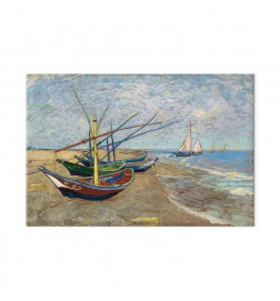 Tableau - Vincent van Gogh – Fishing Boats on the Beach