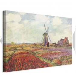 Paveikslas - Claude Monet – Tulip Fields with Windmill