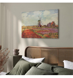 Taulu - Claude Monet – Tulip Fields with Windmill
