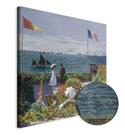 Canvas Print - Claude Monet – Terrace at Sainte-Adresse
