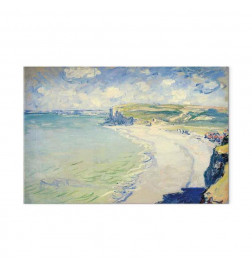 Schilderij - Claude Monet – Beach at Pourville