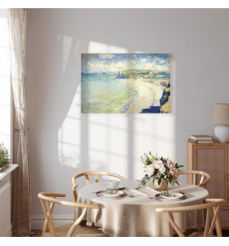 Canvas Print - Claude Monet – Beach at Pourville