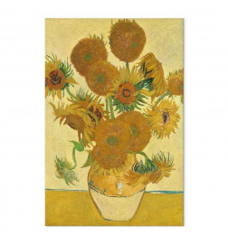 Leinwandbild - Vincent van Gogh – Sunflowers