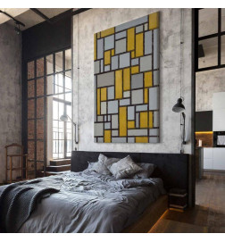 Quadro XXL - Piet Mondrian – Composition with Grid 32