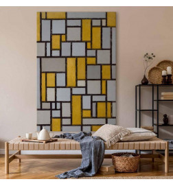 Tablou XXL - Piet Mondrian – Composition with Grid 44