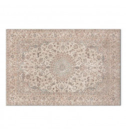 Quadro - Sand carpet - worn Persian carpet with rich decorative motifs