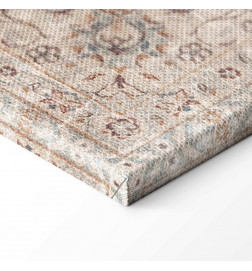 Tablou - Sand carpet - worn Persian carpet with rich decorative motifs