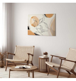 Quadro - Landscape with a leaf