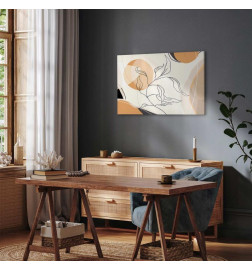 Tableau - Landscape with a leaf