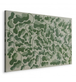 Schilderij - Green labyrinth