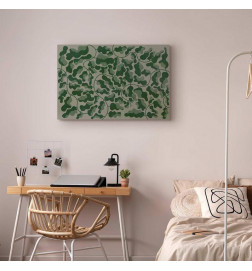 Schilderij - Green labyrinth