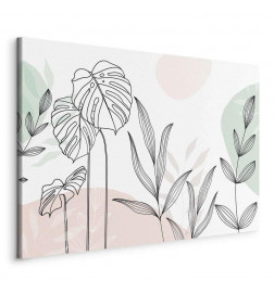 Tableau - Pastel line art