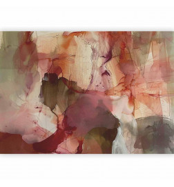 Fototapetas - Spring composition – transparencies and forms in watercolor style