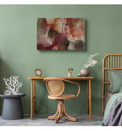 Glezna - Spring composition – transparencies and forms in watercolor style