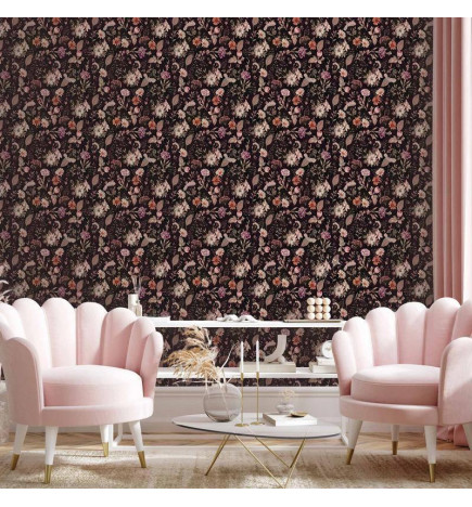 Papel de parede - Fragrant flowers and herbs - plum