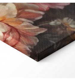 Schilderij - The scent of garden flowers