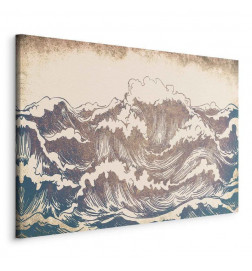 Canvas Print - Giant waves