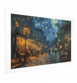 Juliste - Paris street – a painting inspired by Vincent van Goghs style