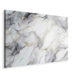 Canvas Print - Elegant marble – stone structures in neutral colours