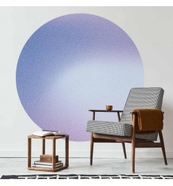 Okrogla fototapeta - Heather mist – delicate gradient consisting of many shades of purple