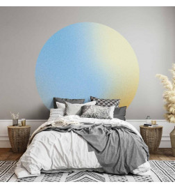 Ronde fotobehang - Energetic gradient – gradient composition in vivid colours