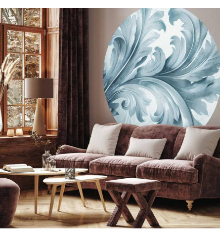 Apvalus fototapetas - Stone ornament in baroque style