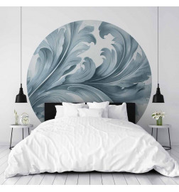 Papier Peint rond - Stone ornament in baroque style