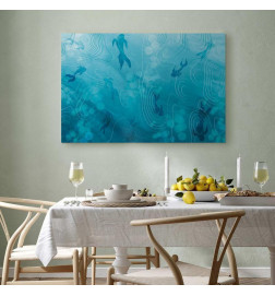 Schilderij - Japanese pond