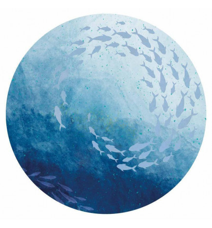 Fototapet rotund - Sea depths
