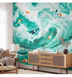 Fototapetas - Fish and waves