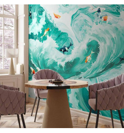 Fototapeet - Fish and waves