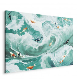 Tableau - Fish and waves